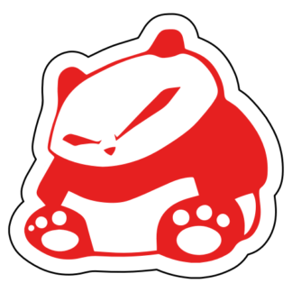 JDM Panda Sticker (Red)